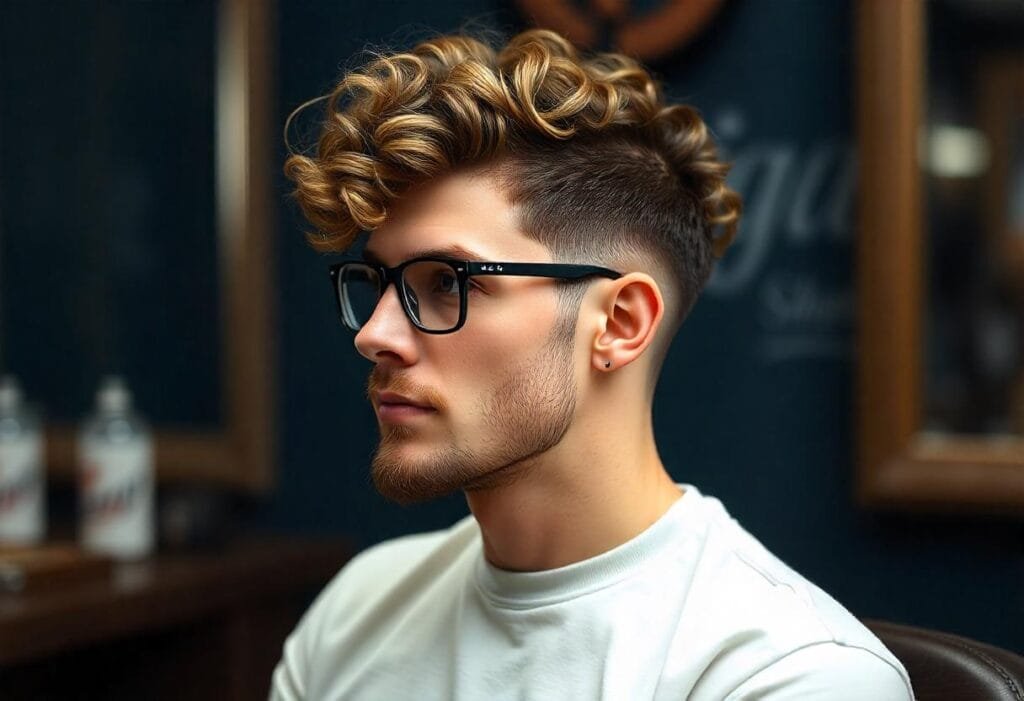 Curly Edgar Haircut